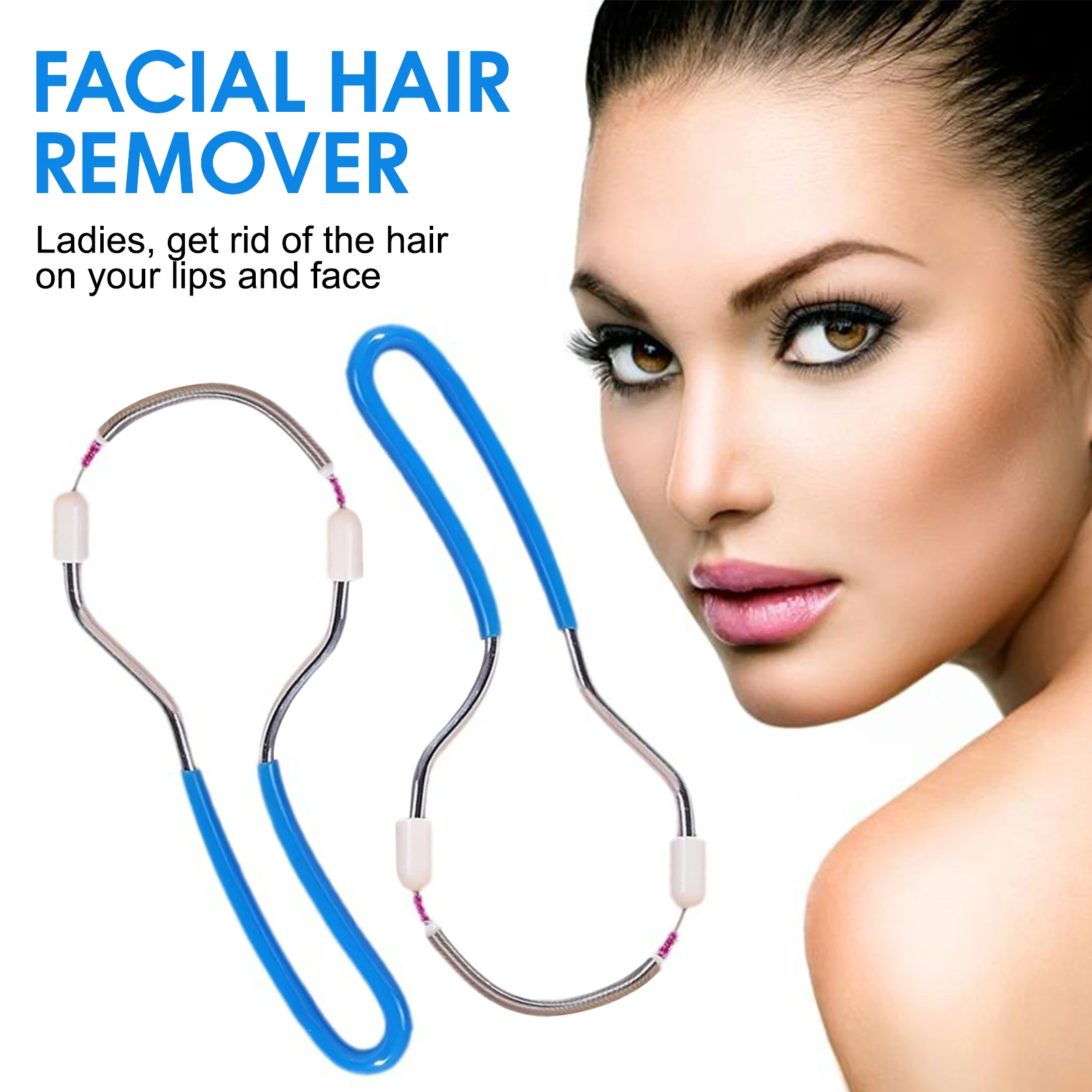 Manual Facial Hair Remover Spring Facial Hair Remover Suitable for Cheeks Chin And Neck