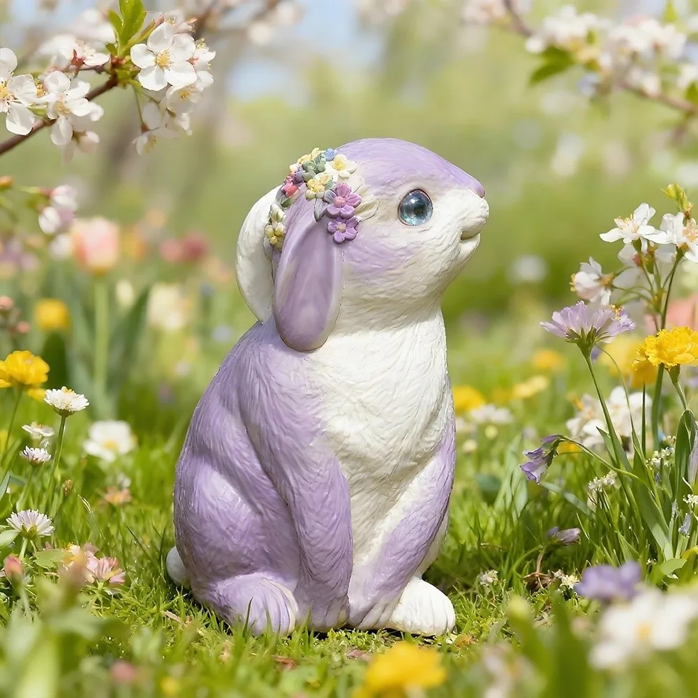 

Plaster Mold Cute Rabbit Silicone Mold 3D Handmade Easter Candle Mold Lovely Non-Stick Baking Tools Mold Handicrafts Making