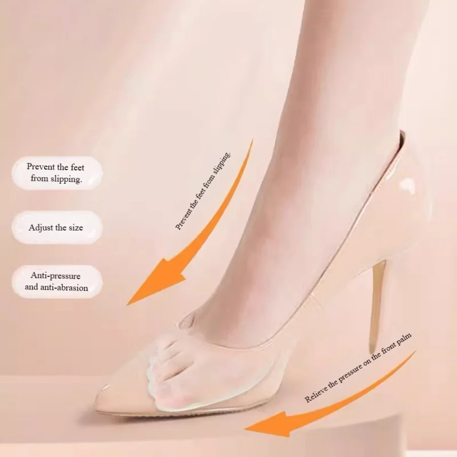 Vorfußpolster und Halbe Einlegesohlen für Schuhe, die zu Groß Sind, zur Schmerzlinderung und mit Rutschfester Fersenpolsterung – Detail 2