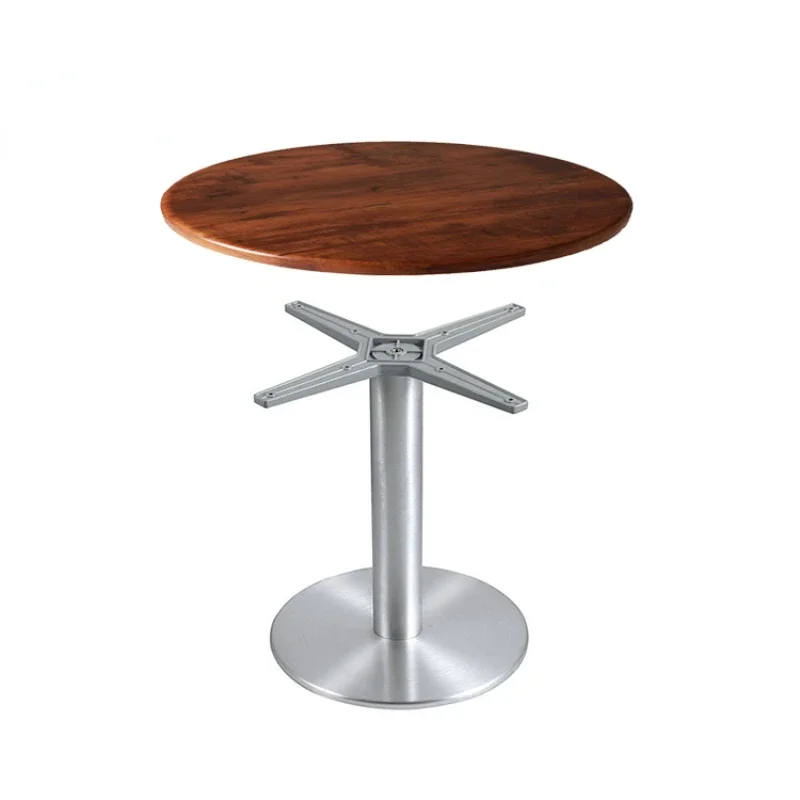 Strictly Quality Factory Direct Selling Big Cafe Metal Table Bases Stainless Steel Table Legs kaki meja