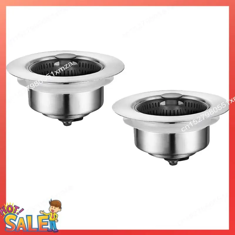 

ABCL/2 шт., вспомогательный фильтр для раковины из нержавеющей стали, сливной фильтр для кухонной мойки, всплывающий фильтр для кухонной раковины