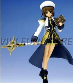 In Stock Original Figma 026 Hayate Yagami Movable Model Toys Max Factory MF Magical Girl Lyrical Nanoha Knight's armor Model