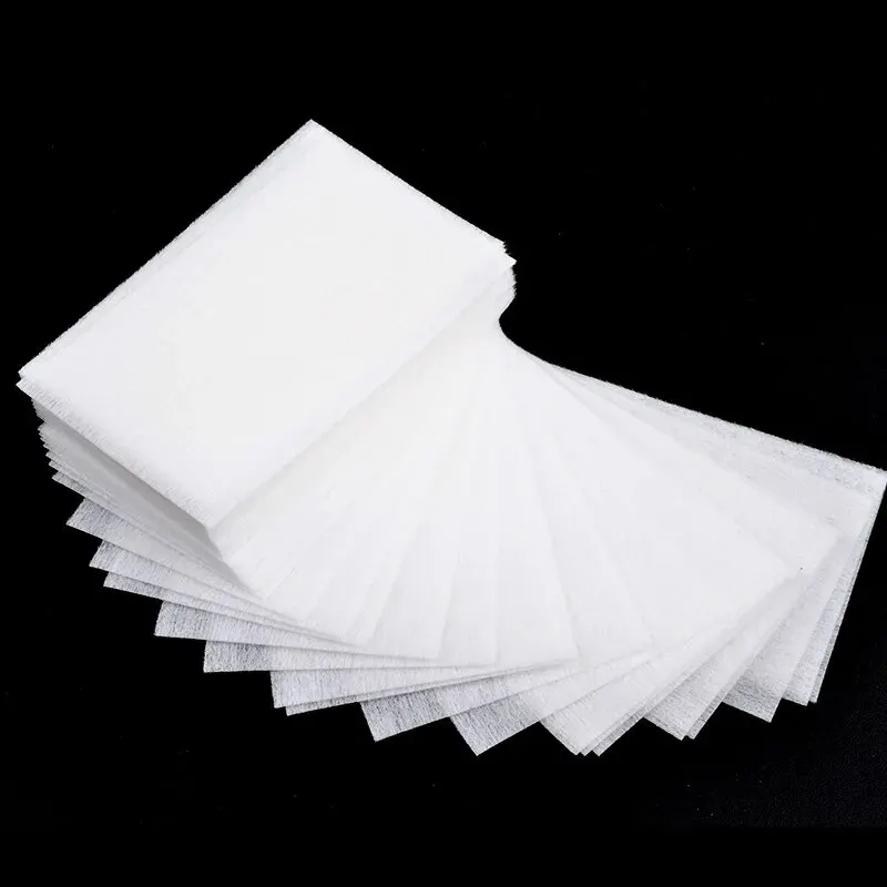 1000/600Pcs Professional Nail Wipe 100% Cotton Pads Lint-Free Nail Cotton Gel Polish Remover Nail Art Cleaning Tools