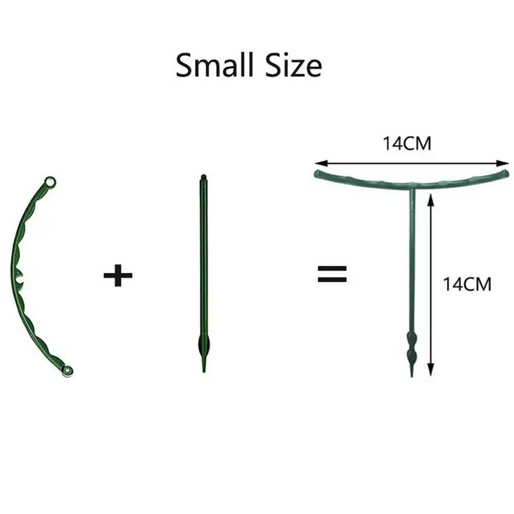 4PCS Plastic Support Pile Stand Plant Support Pile for Flowers Greenhouses Arrangement Fixing Rod Holder Garden Tools