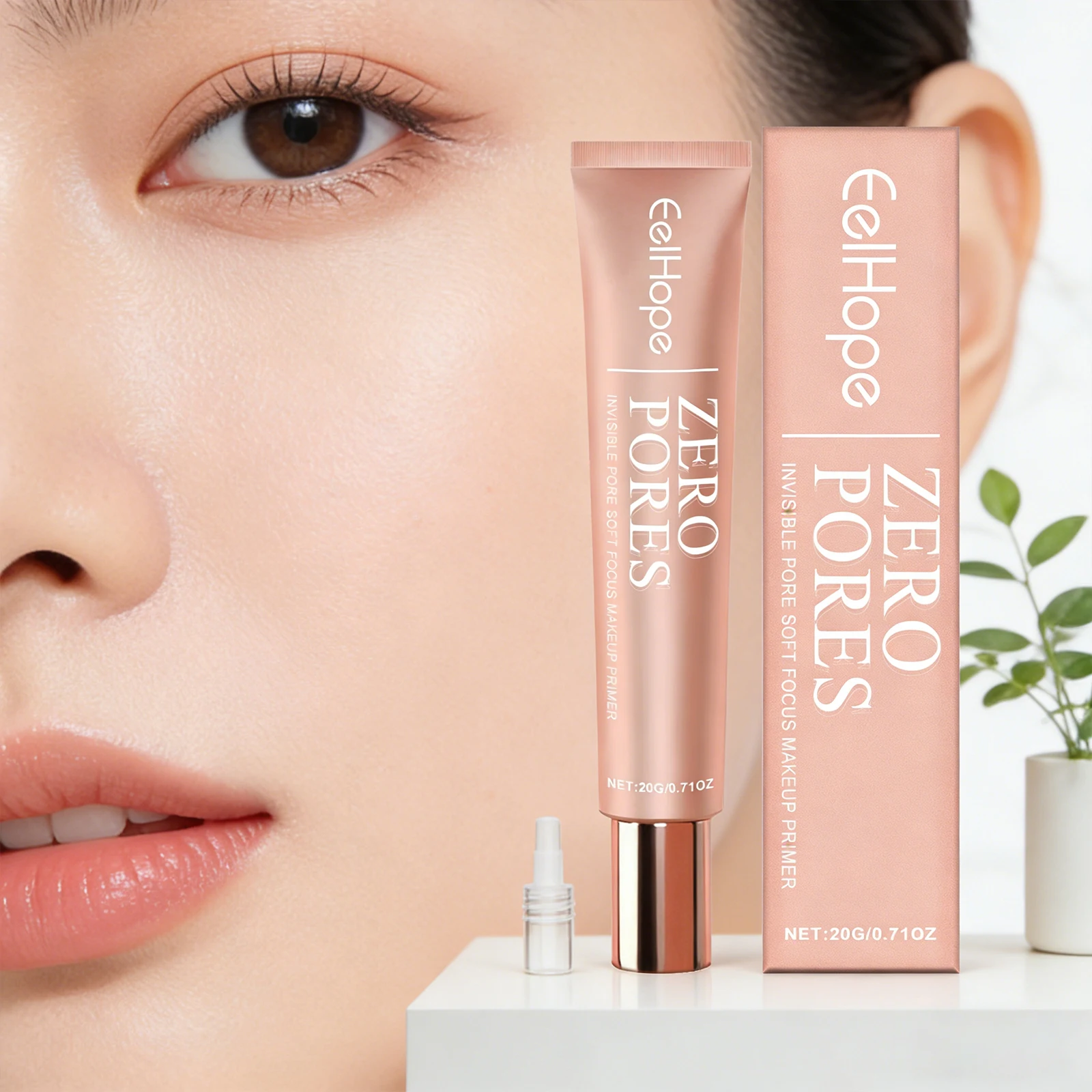 

Invisible Pore Soft Focus Makeup Primer Isolation Cream Even Skin Tone Moisturizing Modification Natural Long Lasting Concealer