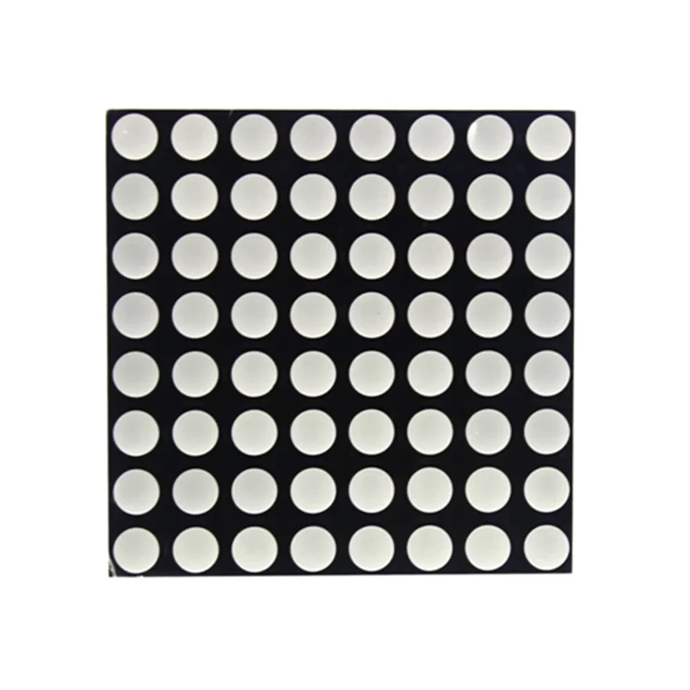 

3mm Digital Tube Red Common Cathode LED Digit Display 8 x 8 Led Lattice Bright Red Dot Matrix