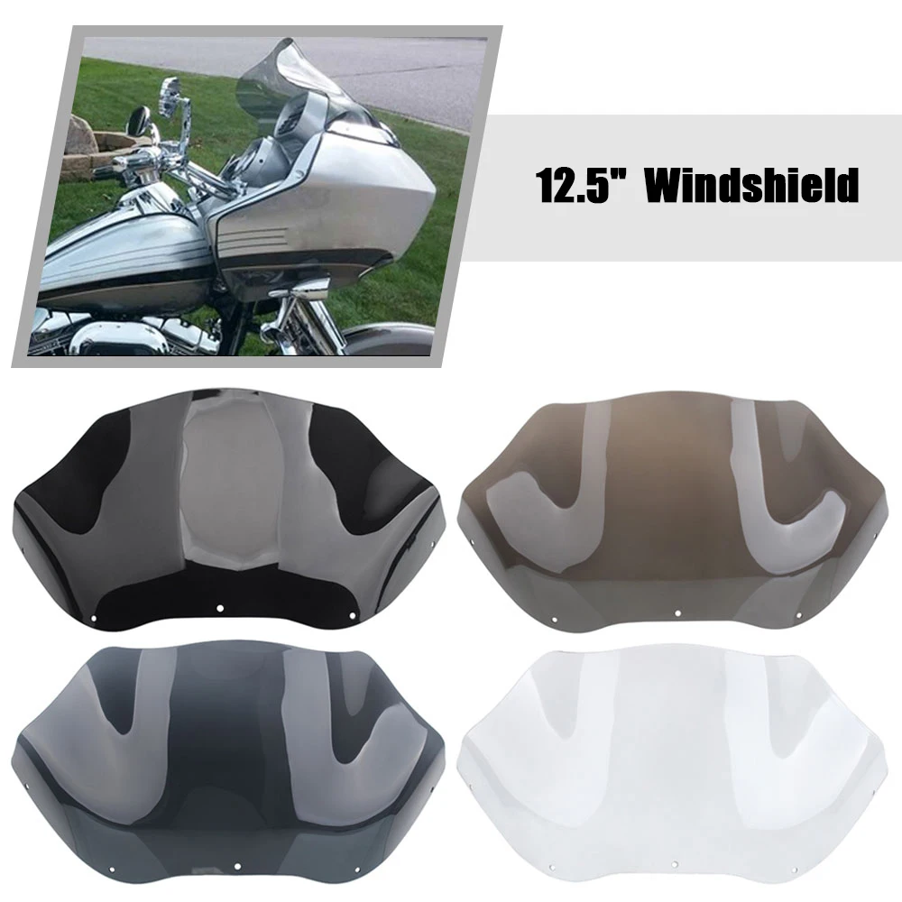 

Для Harley Road Glide CVO/SE FLTR/I FLTRX 1998-2013 мотоцикл 12,5 "Ветровой дефлектор, обтекатель лобового стекла, передний обтекатель, лобовое стекло