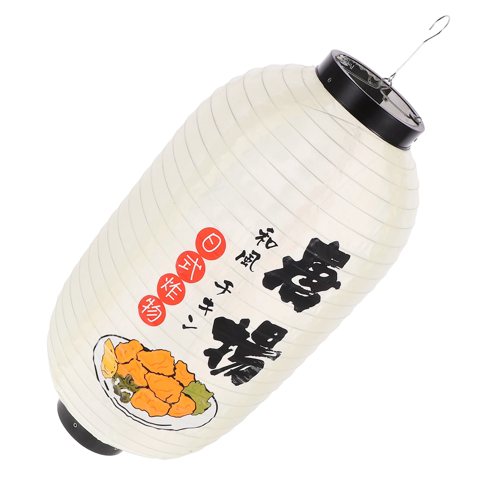 

10 Inch Silk Lantern Japanese Restaurant Decoration Iron Frame White Party Favor Ornament Indoor Outdoor Japanese Style Fabric