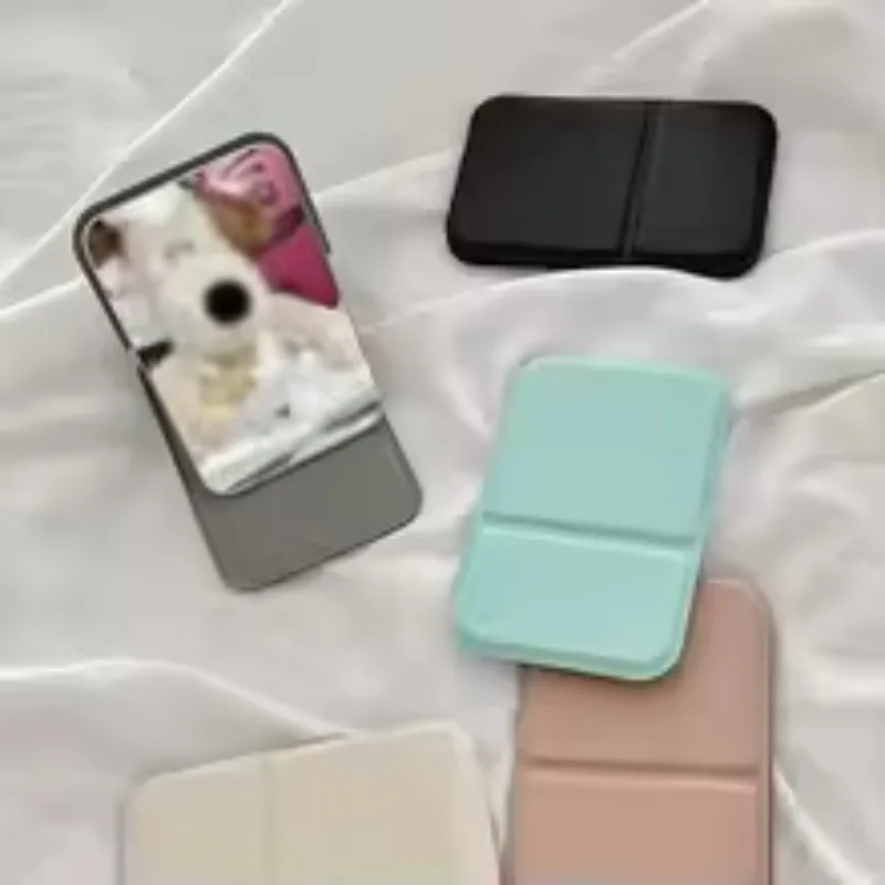 Mini składane lusterko do makijażu: przenośne narzędzie kosmetyczne 4K HD do szybkiej retuszacji w podróży