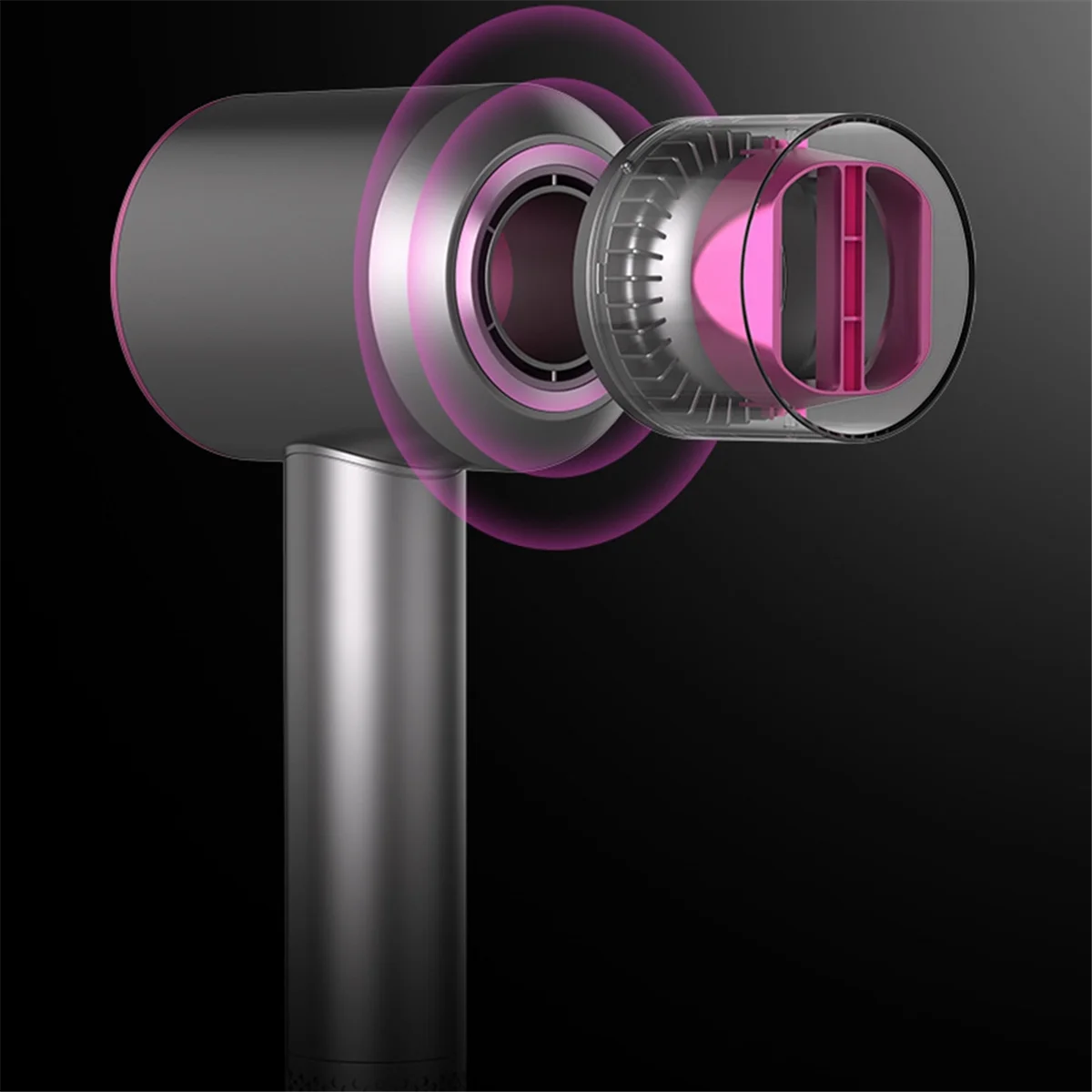 Ideale per Dyson Supersonic HD01 HD02 HD03 HD08 HD15 Asciugacapelli Ugello oscillante Ugello per capelli Strumento per lo styling Diffusore Attacco