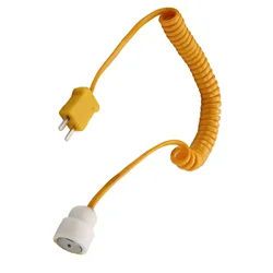 Magnetic Bearing Temperature Probe Circular Magnetic Series K Type Thermocouple with Yellow Plug Measuring Head