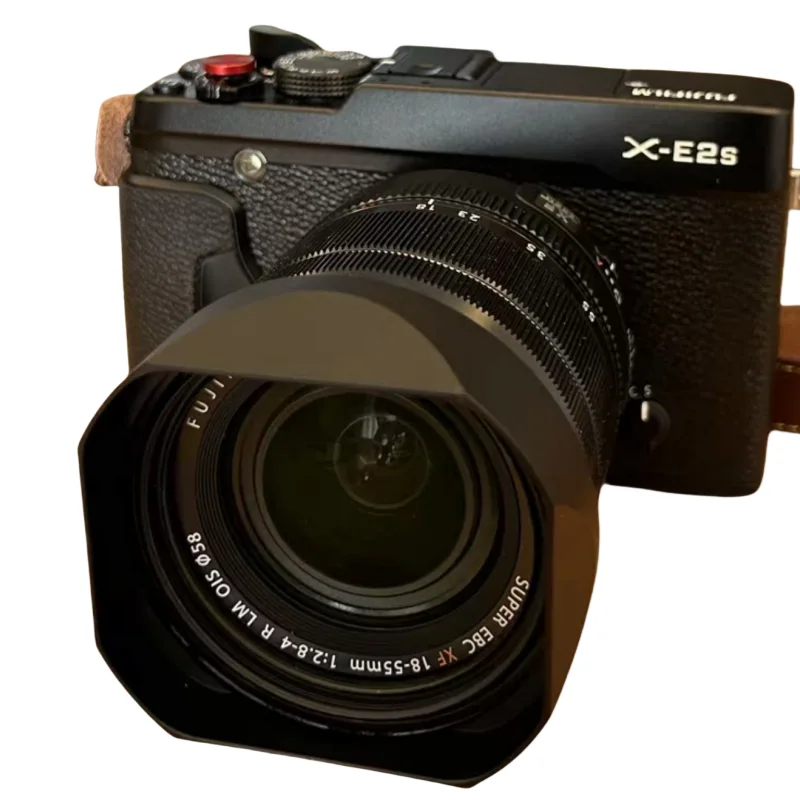 Металлическая байонетная квадратная бленда с крышкой для Fujifilm Fujinon XF 18-55mm f/2.8-4 OIS LM R