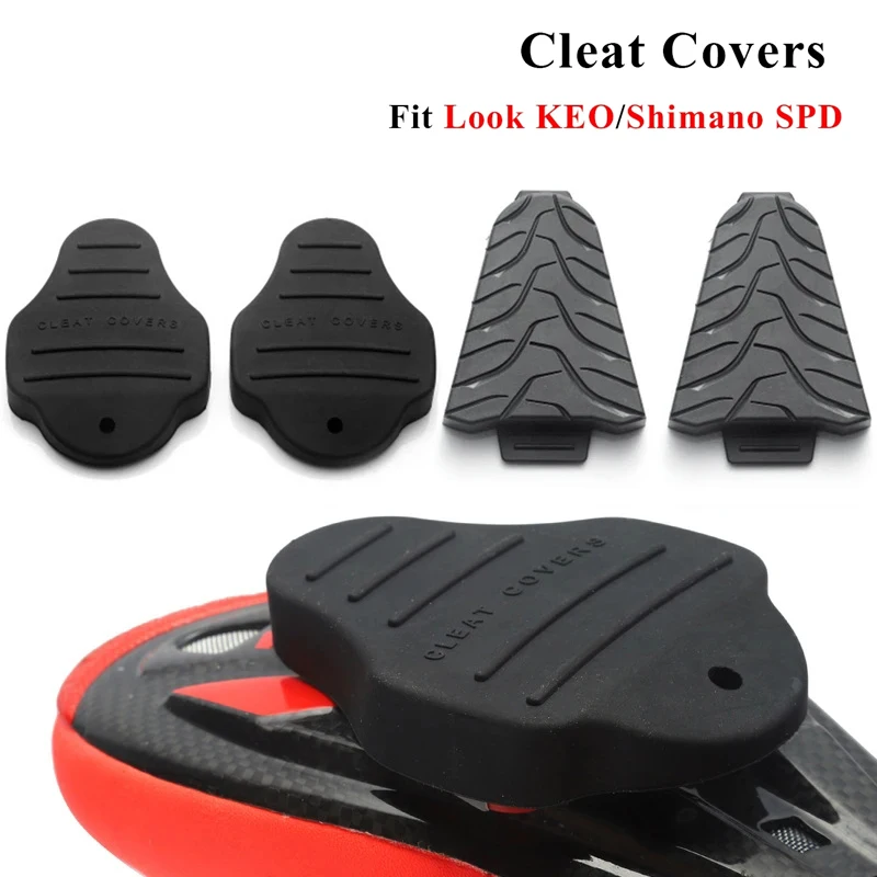 Bicycle Cleats Cover Pedal Cleat Protector Fit SPD Cleat Cycling Cleats Cover for LOOK KEO Bike Pedal Cleats Protection