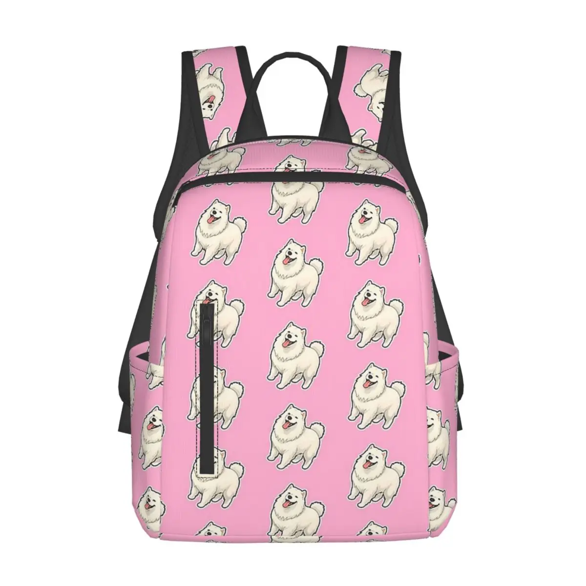 

Samoyed Design For Dog Lovers Backpack Daypack Large Capacity Kids BookBag School Bag Shoulder Bags for Men Women