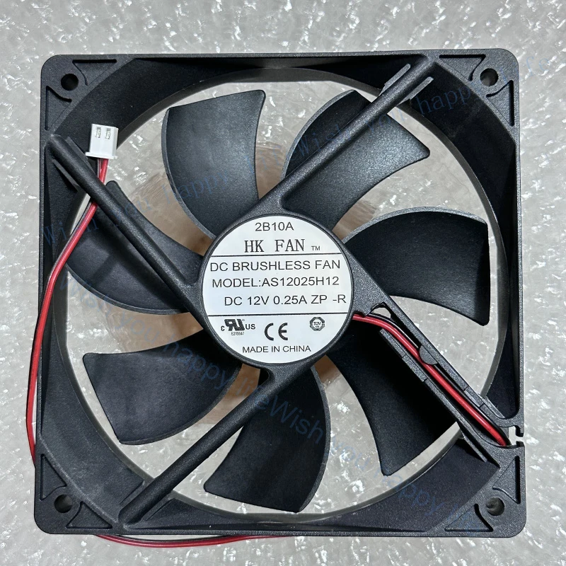 

Новый вентилятор охлаждения V+ 1 шт. для HK FAN AS12025H12 DC12V 0.25A, 2-проводной # QW