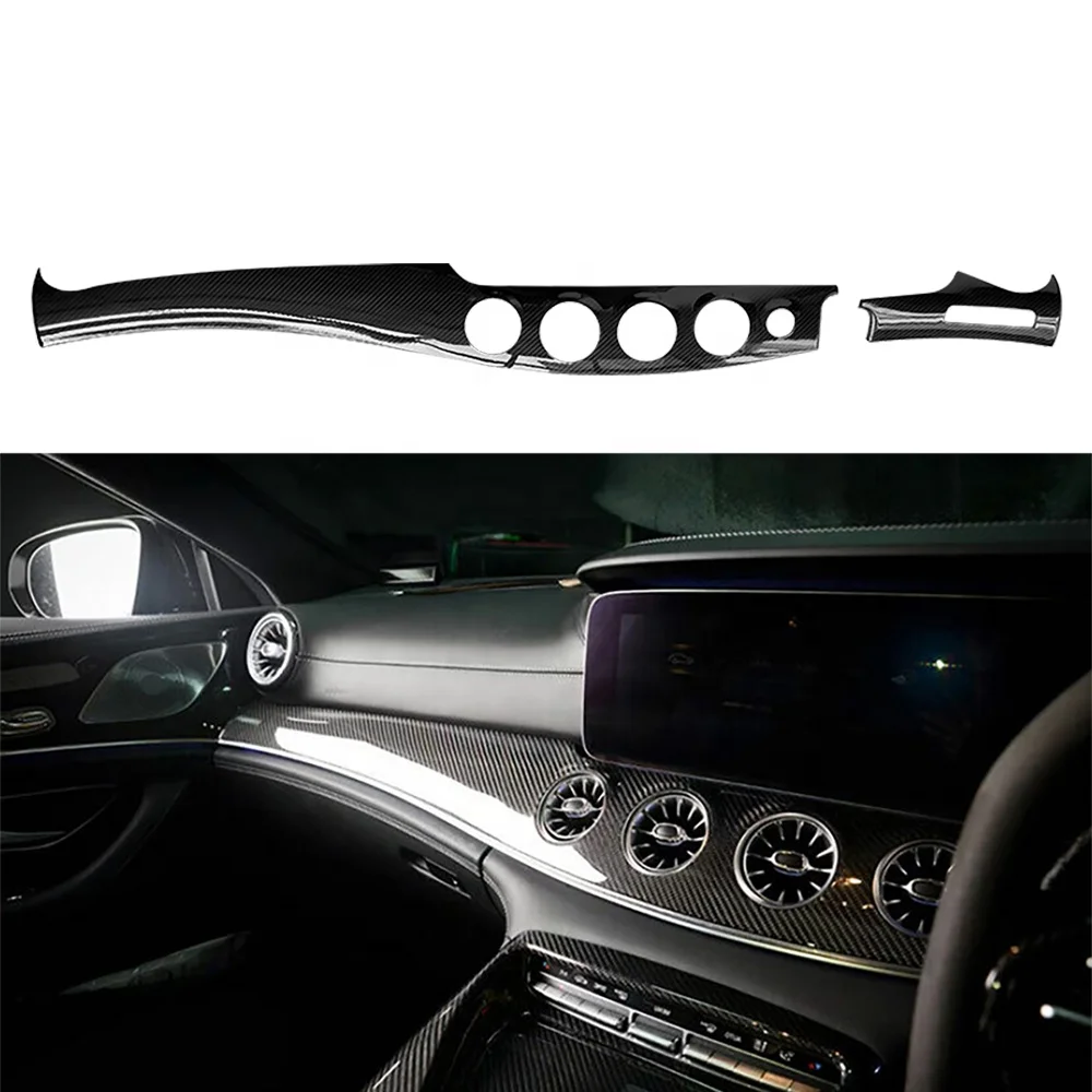 

For Mercedes AMG GT GT63S GT50 GT43 Dry Carbon Fiber Interior Dash Kit Dashboard Cover Panel 2020up