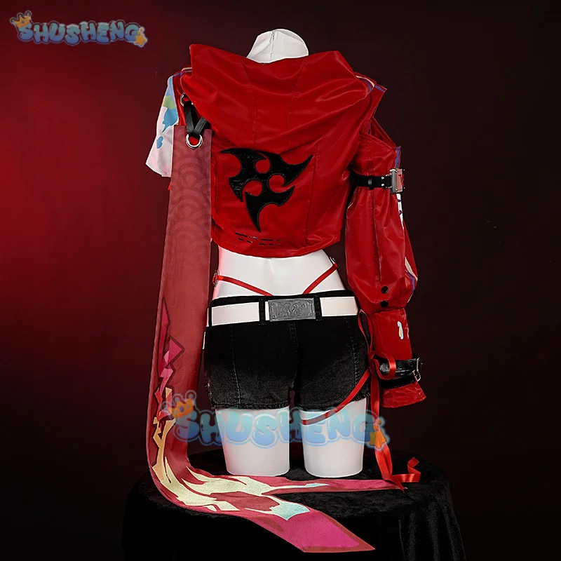 Rappa Cosplay Costume Honkai Star Rail Uniform Hat Jacket Shorts Galaxy Ranger Props Halloween Party Women Accessory Shusheng