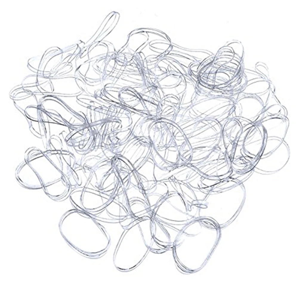 

1200 Pcs Rubber Band Hair Tie Good Elasticity Ties Bands for Cute Non-pulling Large Pack of ( Pieces)