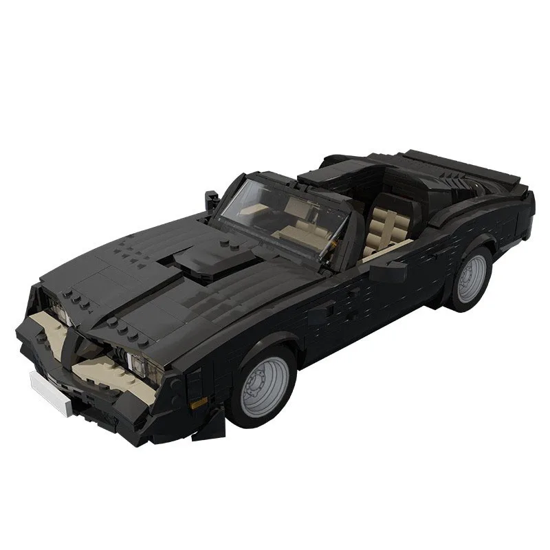 

Technical Knight Rider Pontiacs Firebird classic retro supercar coupe model creative ideas Child Toy Gift technology Blocks