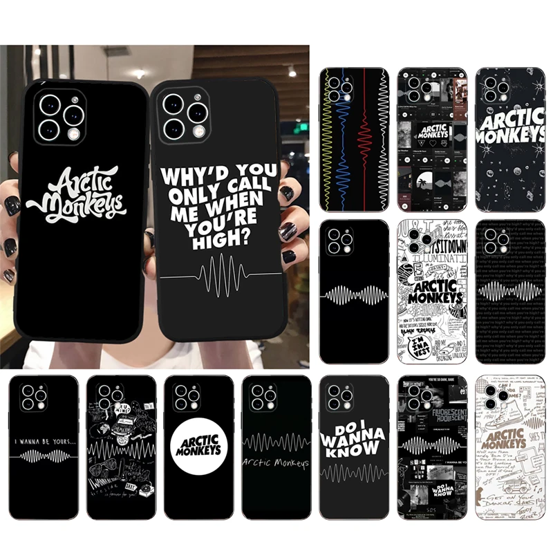 Arctic Monkeys Phone Case For iphone 16 15 14 Pro Max 16 15 14 13 12 Pro 15Plus iphone 11 Case Funda