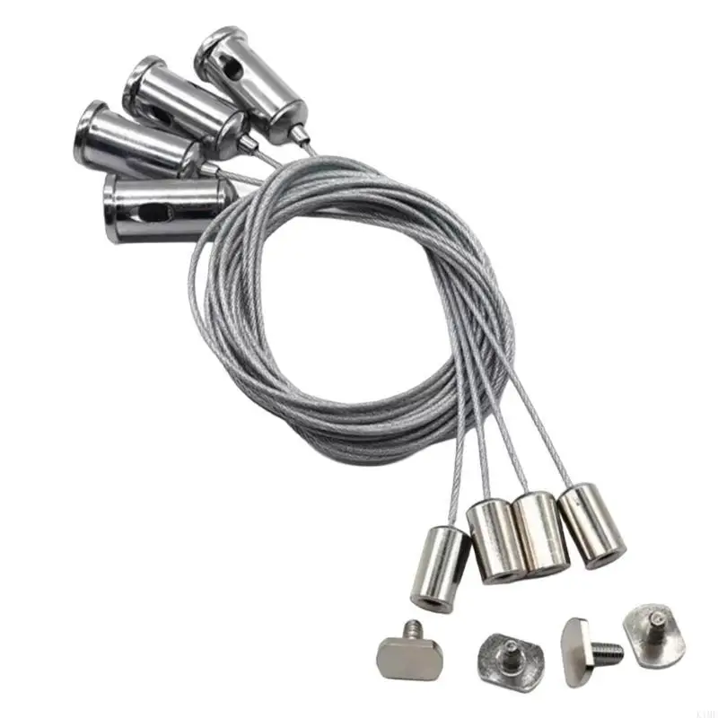 Set cavi in ​​acciaio multiuso a 4 tipi per sospensione spiaggia e cornice