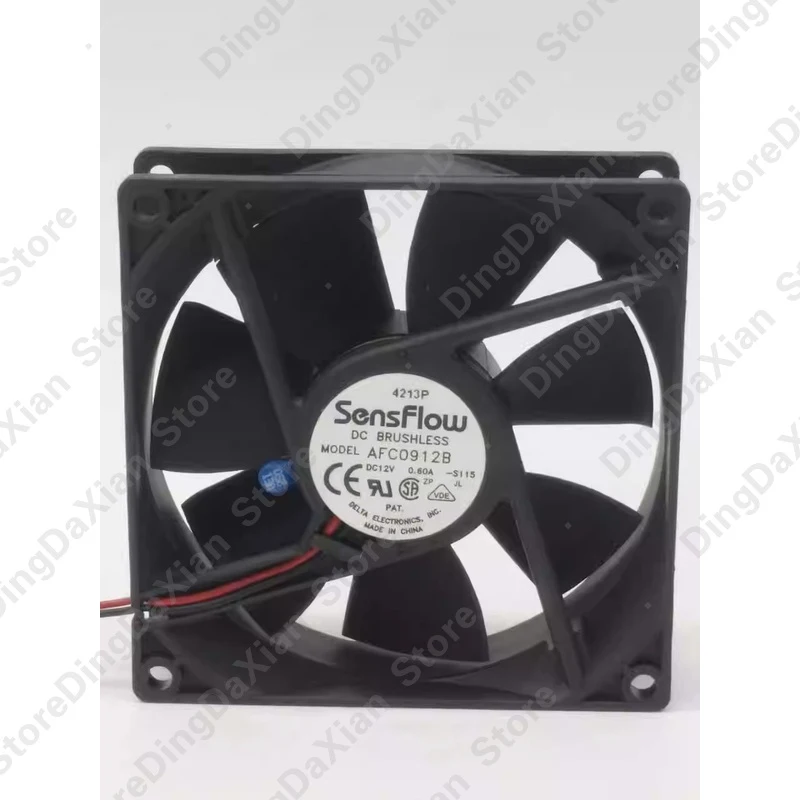 D+ For Sensflow AFC0912B 1PCS 12V 0.18A 9CM 3-Wire Case Cooling Fan 9025 92×92×25mm