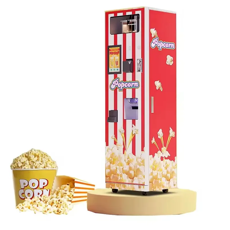 Customized Electric Corn Puffing Machine Floor Standing Stainless Steel Kettle Popper for Snack Shop Sale