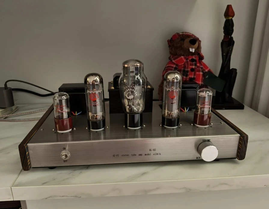 Gall machine El34 single-ended manual shed pure gall machine hifi fever audio tube power amplifier
