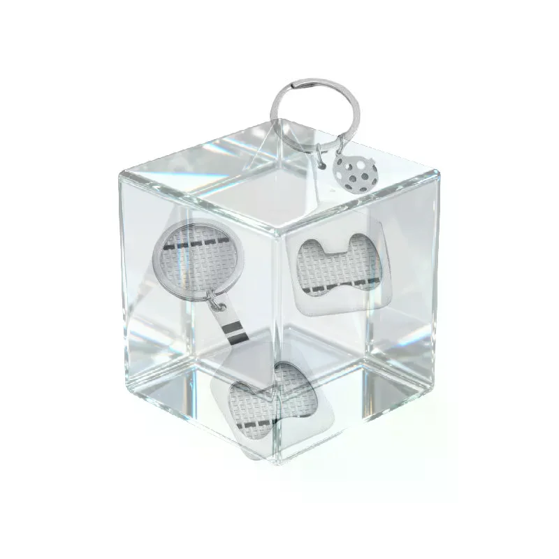 Stainless Steel Bottle Opener Keychain Sports Gift Backpack Pendant Small Gift Cross-Border Pique Racket Keychain Bottle Opener