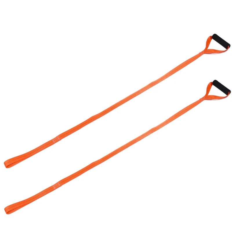 

2 шт. ремней для перетаскивания оленей, усиленные, выдерживают нагрузку до 170 фунтов, с удобной ручкой, портативные, для буксировки