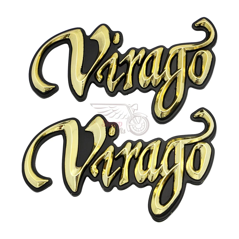For Yamaha Virago XV250 XV535 XV750 XV1100 XV 2x Motorcycle Motorbike Parts Gas Fuel Oil Tank Decals Stickers Emblem Badge