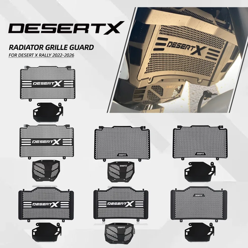 For DUCATI DESERT X Rally 2022 2023 2024-2025 2026 Radiator Guard Grill Cover Engine Guard Protector Cooler Protection DESERTX