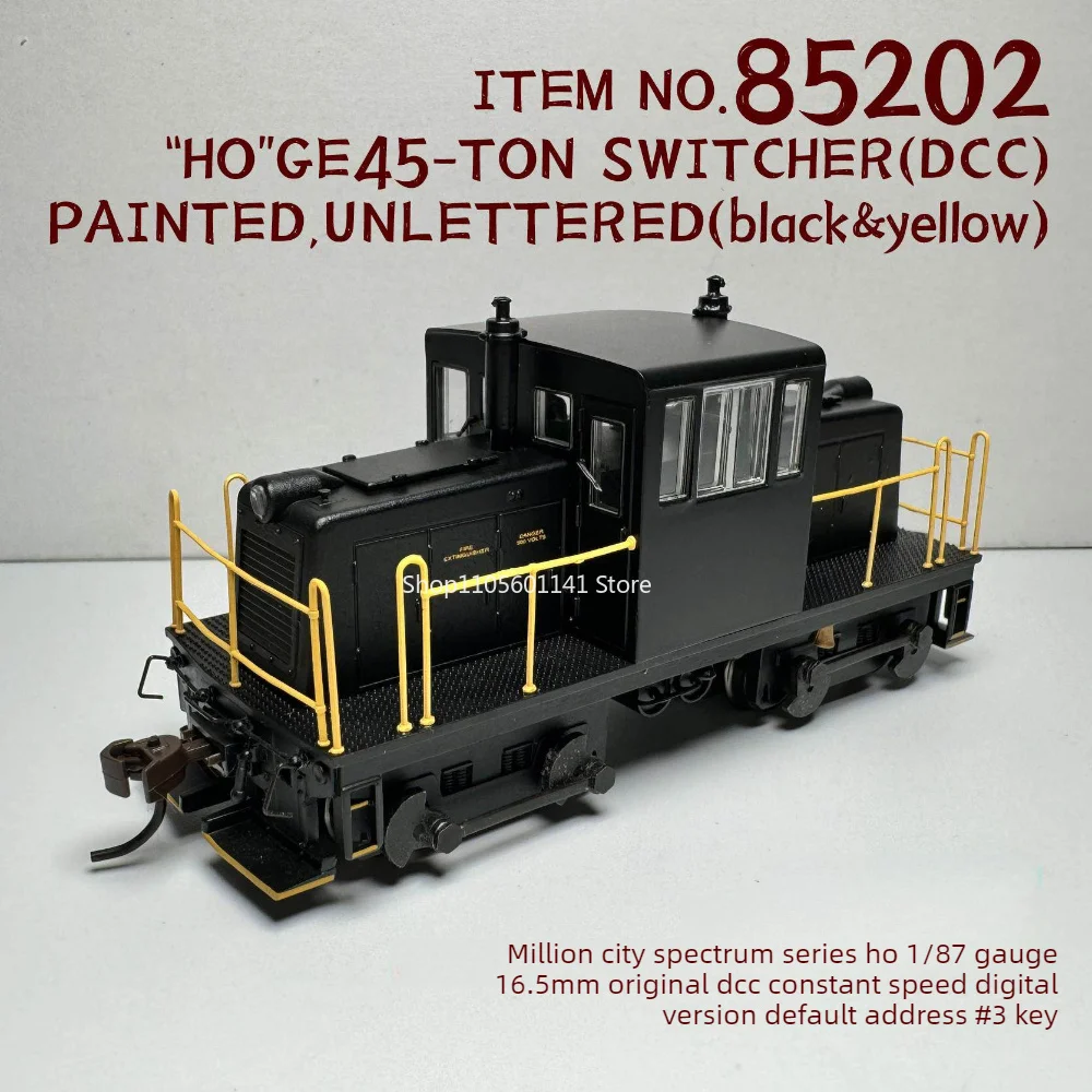 HO Scale 1/87 Train Model GE-45 Ton Diesel Shunting Locomotive Multiple Paint Options Digital Version Train Model Toy Gift