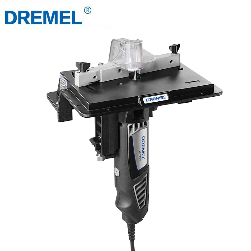 Dremel 231-01 Router Table Woodworking Tool Attachment Sanding Trimming with Electric Grinder Rotary Tool for Grindering Carving