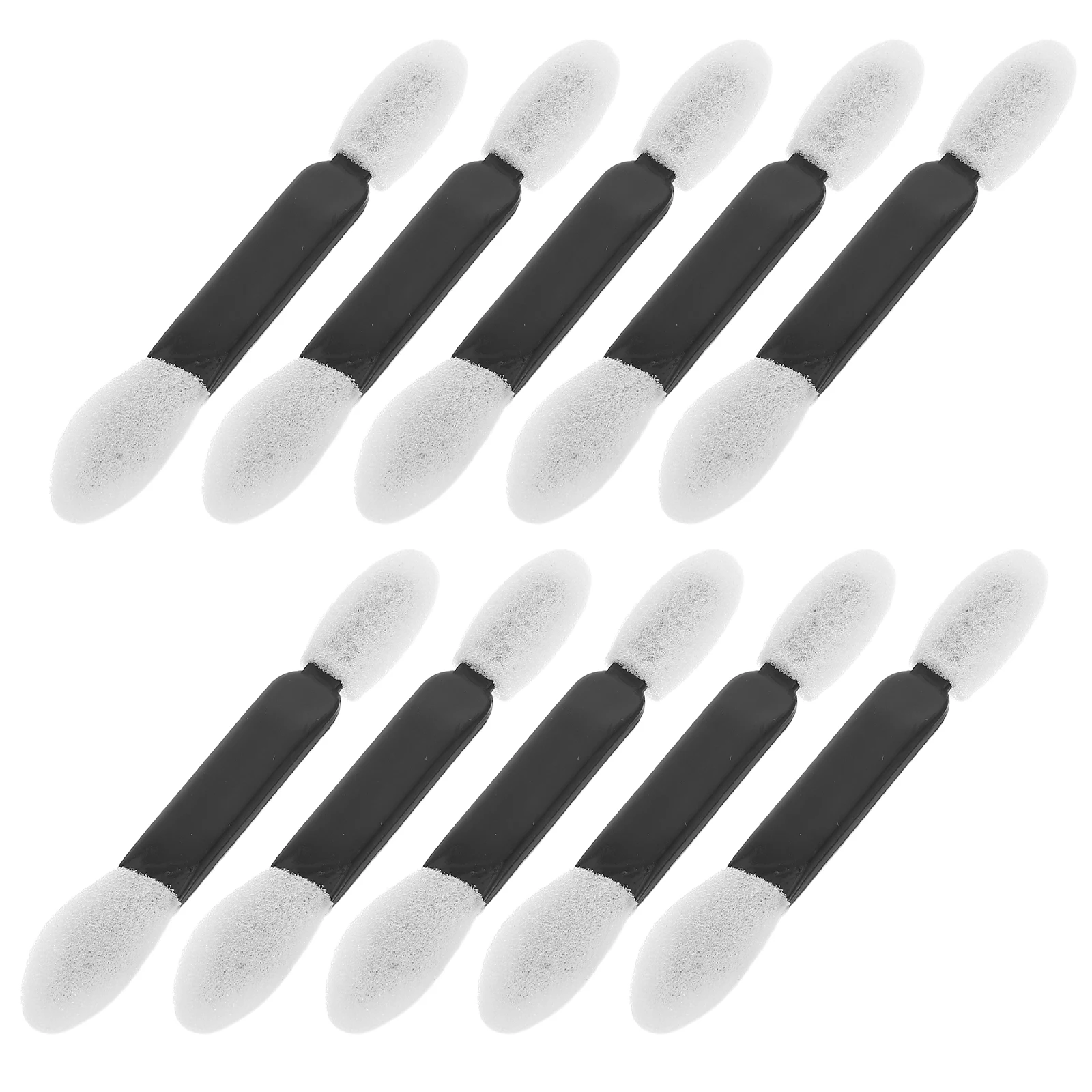 

50pcs Double-Ended Eyeshadow Brush 2 Sizes Round Precision Makeup Applicator Women Travel Party Wedding Brush Kit