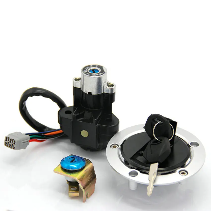 Motorcycle Key Fuel Cap Kit Ignition Switch For Suzuki GSF650 Bandit 650 GSF1200 Bandit GSF1250 Bandit OEM:37000-38890 Parts