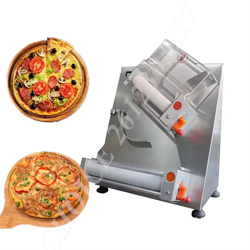 

220v Small Electric Pizza Dough Roller Sheeter Machine Automatically Suitable for Noodle Pizza Equipment Commercial Home