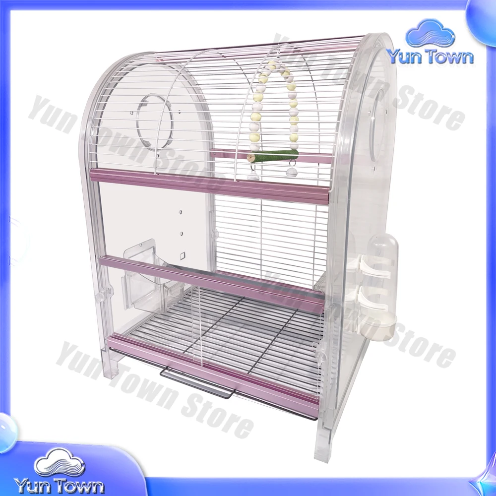Bird Cage, Cage Accessories, Iron Mesh Cage, Transparent Cage, Bird House, Parrot Cage ,customizable Colors Cage