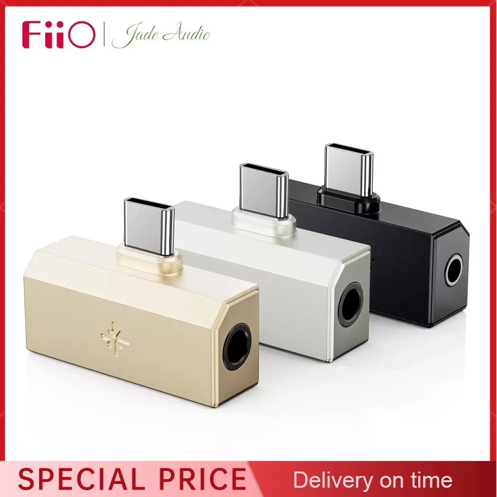 FiiO SNOWSKY Tiny A/Tiny B ヘッドフォン アダプター HiFi アンプ ポータブル ヘッドフォン アンプ PCM 384kHz DSD256 3.5mm/4.4mm TypeC