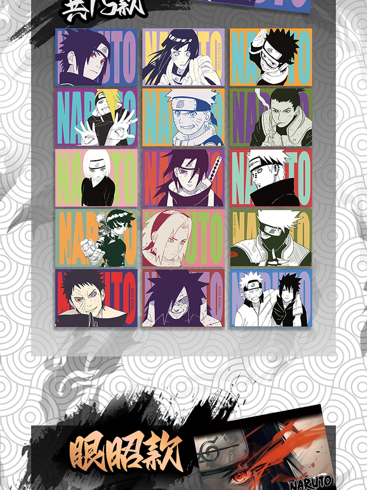 2025 Newest GuangYu Naruto Tickets Japanese Anime Konoha Bonds Hinata Sakura Sasuke Booster Box TCG Hobby Gift