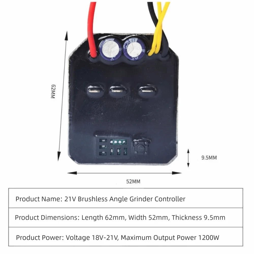 60A Angle grinder control board Circuit Board Power Tool Electric Wrench Board Speed Switch Controller Speed Switch Power Tool