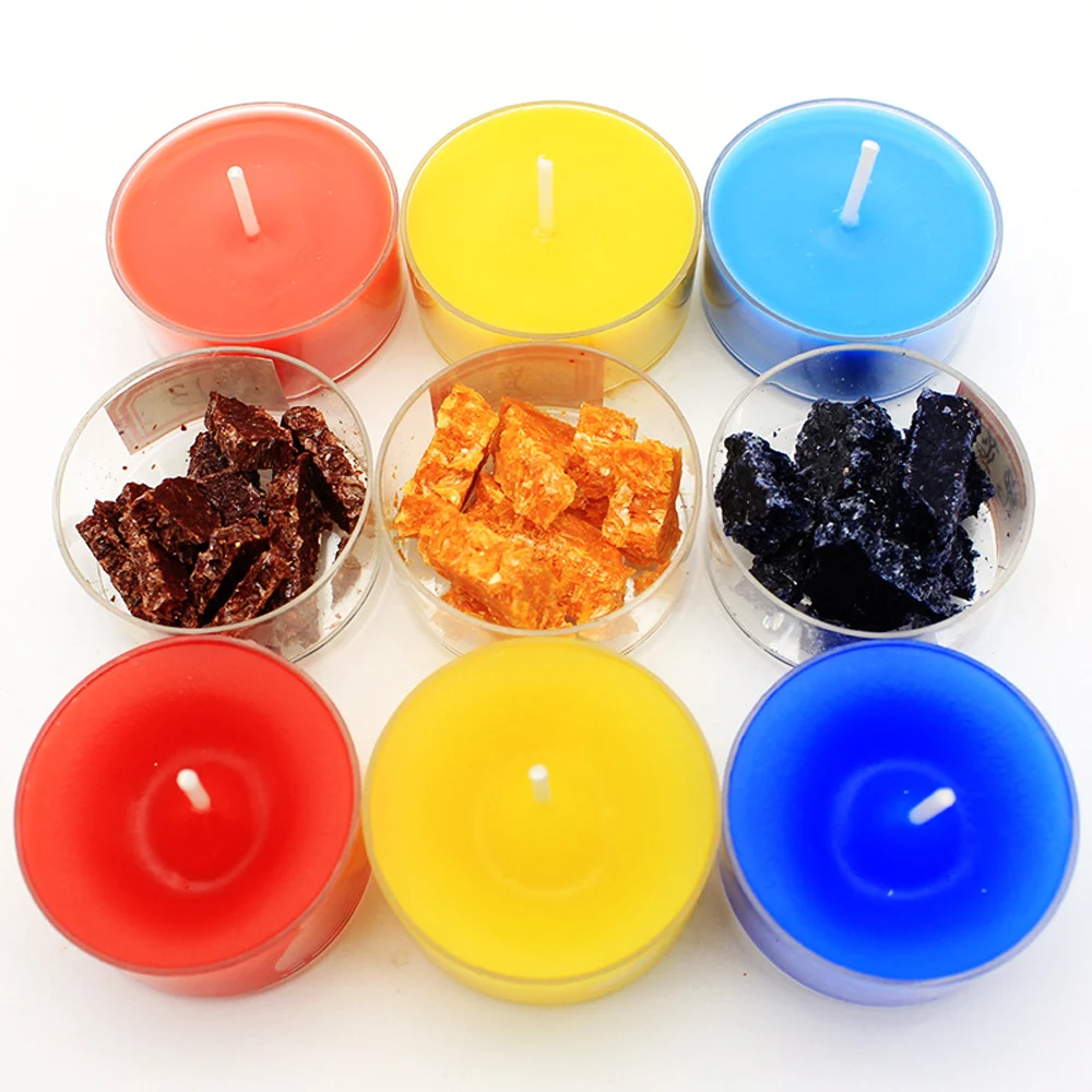 10g/Bag Candle Dyes Paints Multi Color Flakes Candle Wax Color Dyes For Paraffin Natural Soy Wax Craft DIY Candle Making Supplie