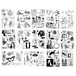14x18cm Hot sell Transparent Clear Silicone Stamp for DIY scrapbooking/photo album Decorative clear stamp A0127