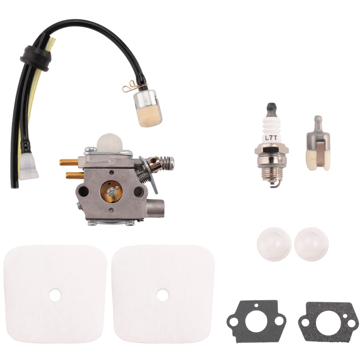 Carburetor Kit For Echo Hca-2400 Ppsr-2433 Pe-2400 Srm-2400   Wt-424-1 Wt-424C