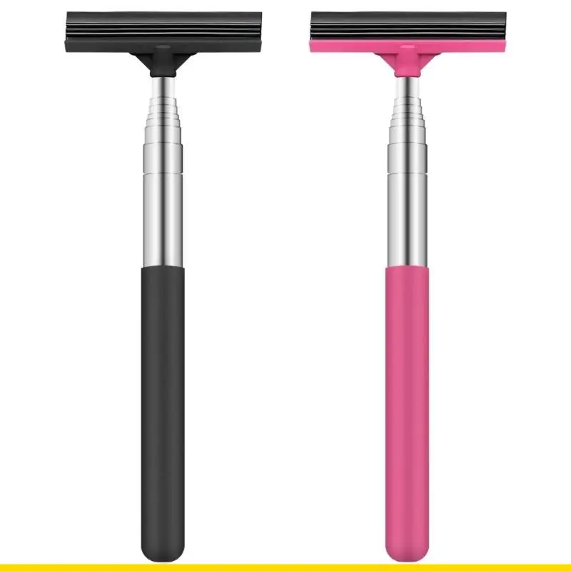 SZCH 2PCS Car Window Squeegee Tool Foldable With Retractable Handle for Efficient Cleaning of Mirrors Windshields Shower Door