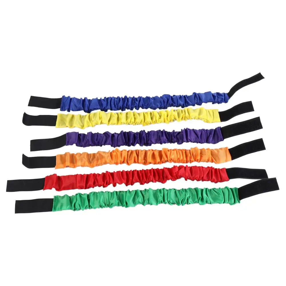 

2 Person 3 Foot Group Game Elastic Puttee Parent-child Game Solid Color Sports Game Pros Multi Person Elastic Strap Feet Binding