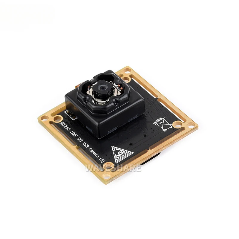 

Raspberry Pi 5 IMX258 USB Camera Module 13MP Optical Image Stabilization UVC Driver-Free