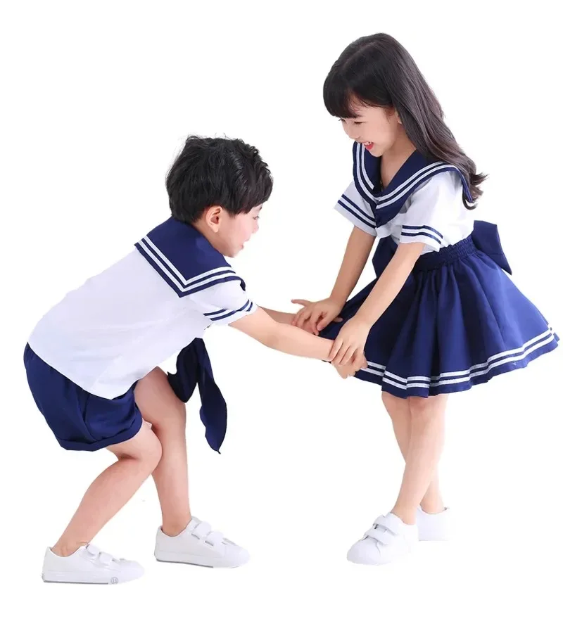 School Uniforms Sailor Costumes Cosplay For Girls Boys Navy Party Kindergarten Sailor Moon Cosplay Costume