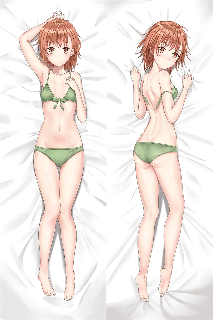 

Двусторонняя наволочка Dakimakura из аниме Мисака Микото тоару маютсу без индекса с принтом в натуральную величину