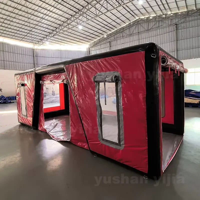 2026 Factory Outlet Custom Inflatable Car Garage Tent Portable Air Sealed Paint Booth for Automobile Spray Painting